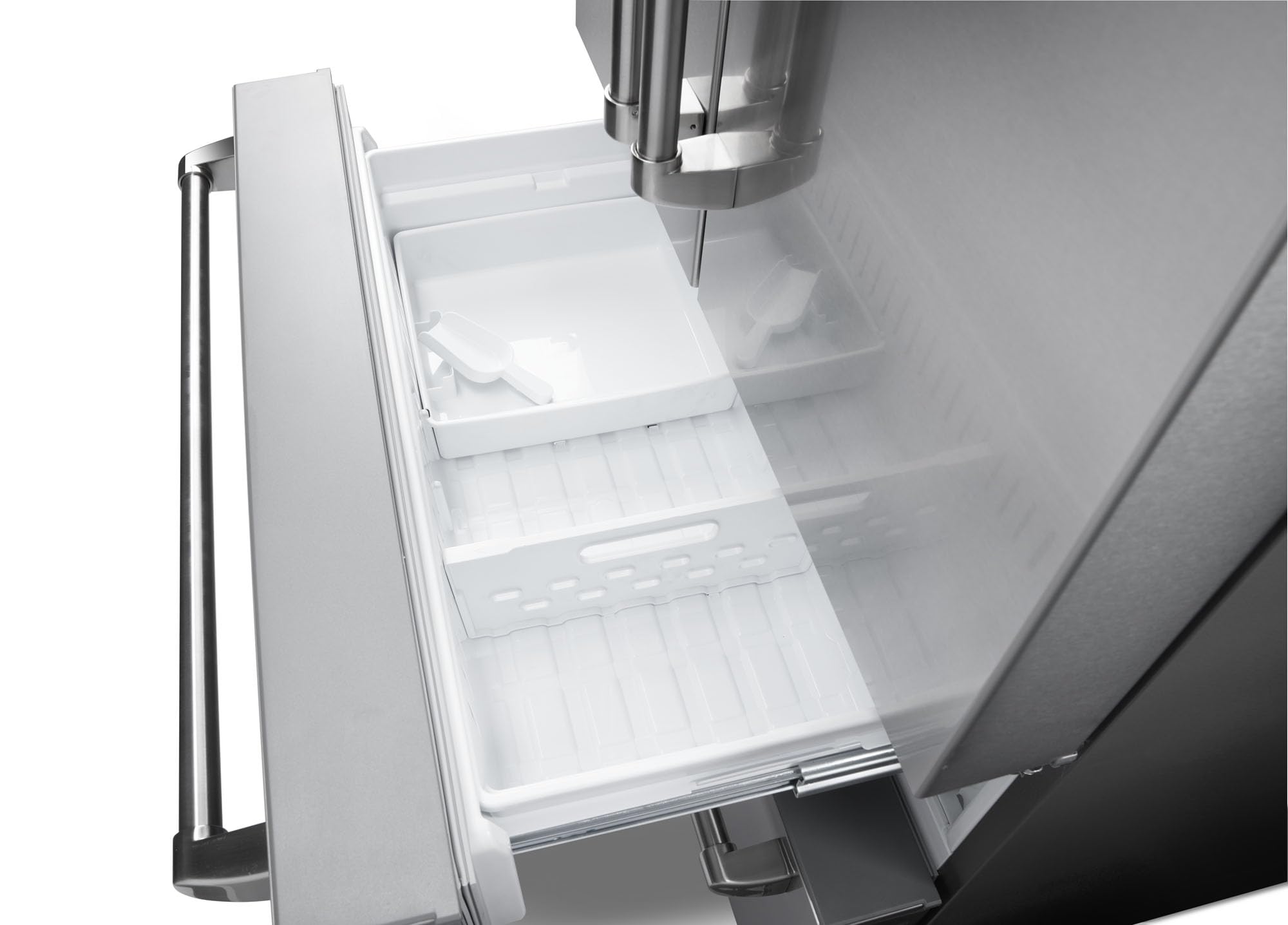 Thor Kitchen - 36 in. Wide 22.5 cu. ft. Professional French Door Counter Depth Refrigerator With Ice Maker - Stainless Steel - View 6 | Fridge.com