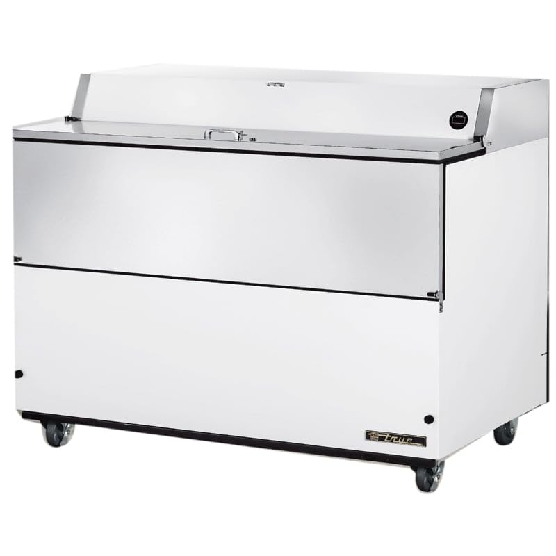 True TMC-58 Forced Air Milk Cooler, Single Access, 24.5 Cu. Ft., White | Fridge.com