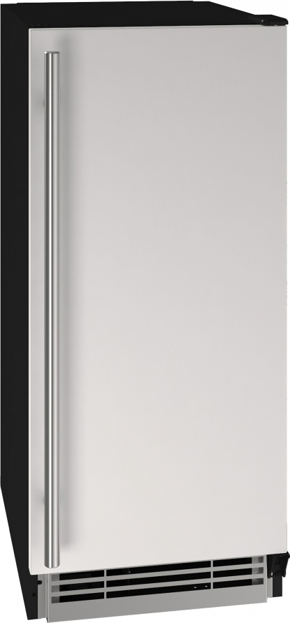 U-Line 1 Class 15" Stainless Solid Crescent Ice Maker | Fridge.com