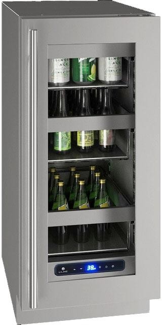 U-Line 15 Inch Freestanding/Built In Undercounter Compact All-Refrigerator UHRE515SG01A — FIN-0018696 | Fridge.com