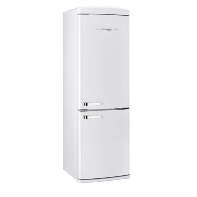 Classic Retro 24 In 12 Cu.ft Bottom Mount Fridge Auto Defrost, Energy Star Certified, Counter Depth | Fridge.com