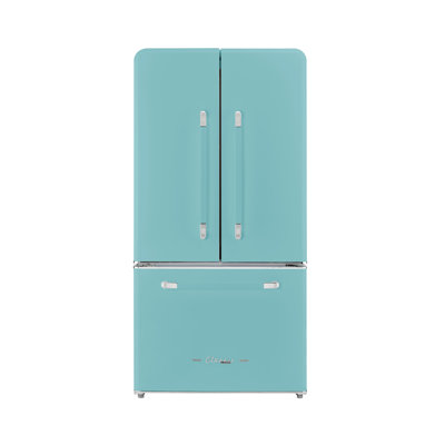 Unique Appliances Classic Retro 36" 21.4 Cubic Feet Energy Star French Door Refrigerator With Internal Ice Dispenser - View 1 | Fridge.com
