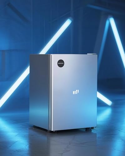 Upstreman 2.5 cu.ft All-Refrigerator Mini Fridge, Single Door Small Refrigerator, Dorm Fridge With 7 Adjustable Thermostat, Compact Refrigerator For Office, Bedroom Or Dorm, Silver-CR26 - View 2 | Fridge.com