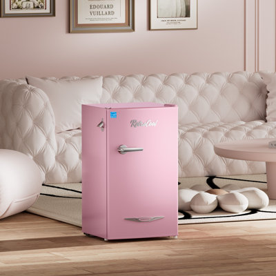 3.2 Cu.Ft Retro Mini Fridge With Bottle Opener & Metal Handle,ENERGY STAR | Fridge.com