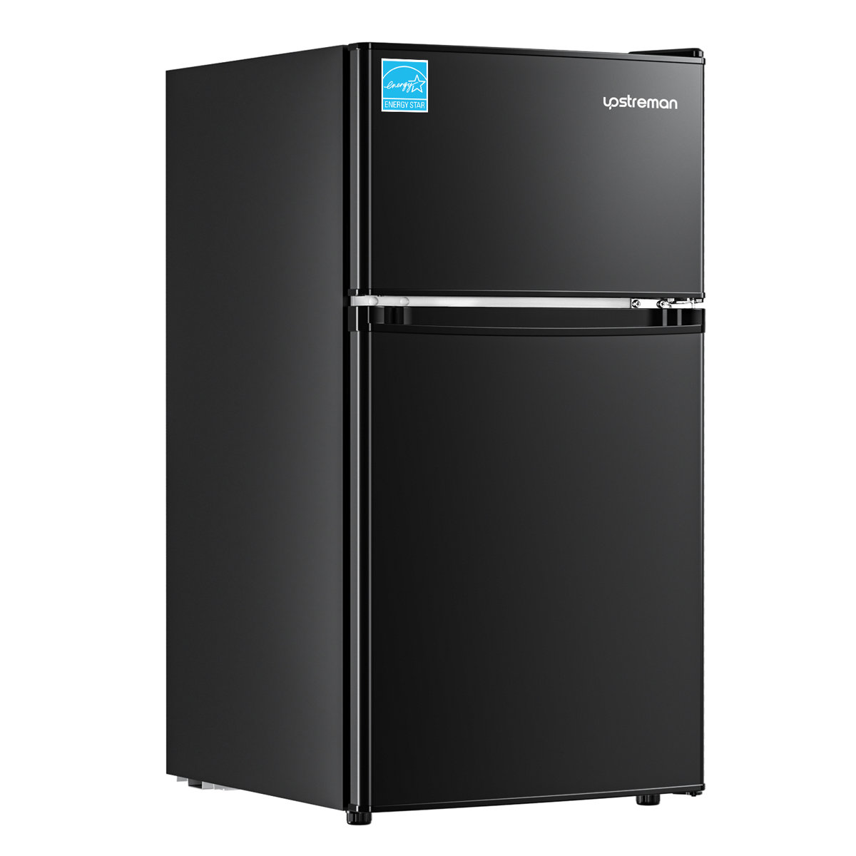 3.1 Cu.Ft Mini Double Door Fridge With Freezer And Adjustable Thermostat | Fridge.com