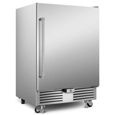 24w 190 Cans Outdoor Stainless Steel Beverage Refrigerator | Fridge.com