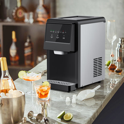 Velivi 70 Lb. Daily Production Nugget Ice Cubes Countertop Ice Machine | Fridge.com
