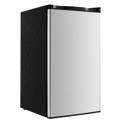 Mini Fridge 3.2 Cu.Ft Single Door Compact Small Refrigerator Stainless — FIN-0019379 | Fridge.com