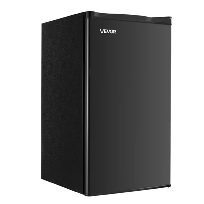 Mini Fridge 3.2 Cu.Ft Single Door Compact Small Refrigerator Dorm Black — VEVOR, model YSJSMNBXNZLDUKT8D001V1