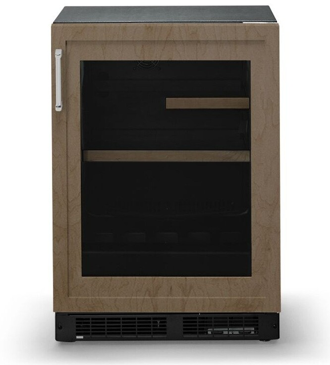 24"W 5.5 Cu. Ft. Viking Custom Panel Glass Door Undercounter Mini Fridge - Custom Panel Ready — FIN-0019091 | Fridge.com