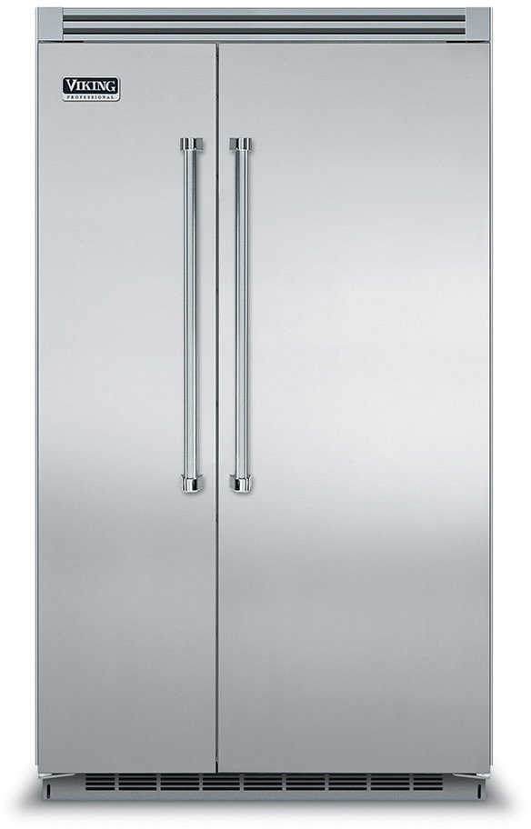 Viking 48 Inch 5 48" Built In Counter Depth Side-by-Side Refrigerator VCSB5484SS — FIN-0019818 | Fridge.com
