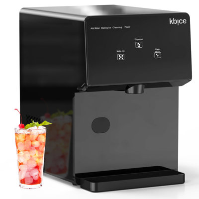 Portable Bullet Ice Maker, 24lbs/24h, 10 Mins Fast Ice, Self-Dispensing Countertop Ice Machine With Self-Clean, Magnetic Drip Tray, Backlit LED, Dual - View 1 | Fridge.com