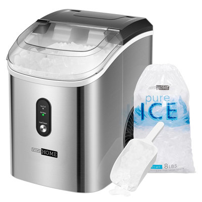 Vivohome 33 Lb. Daily Production Nugget Clear Ice Portable Ice Maker | Fridge.com
