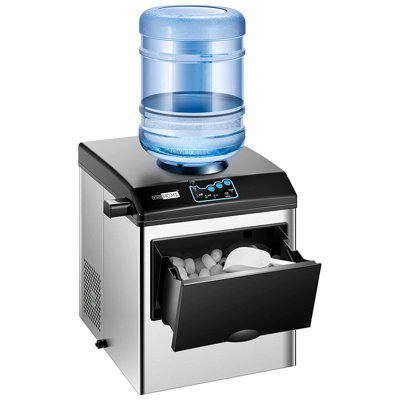 Vivo Home Electric 2 In 1 Countertop Ice Cube Maker With Water Dispenser Combo Machine 48lbs/Day | Fridge.com