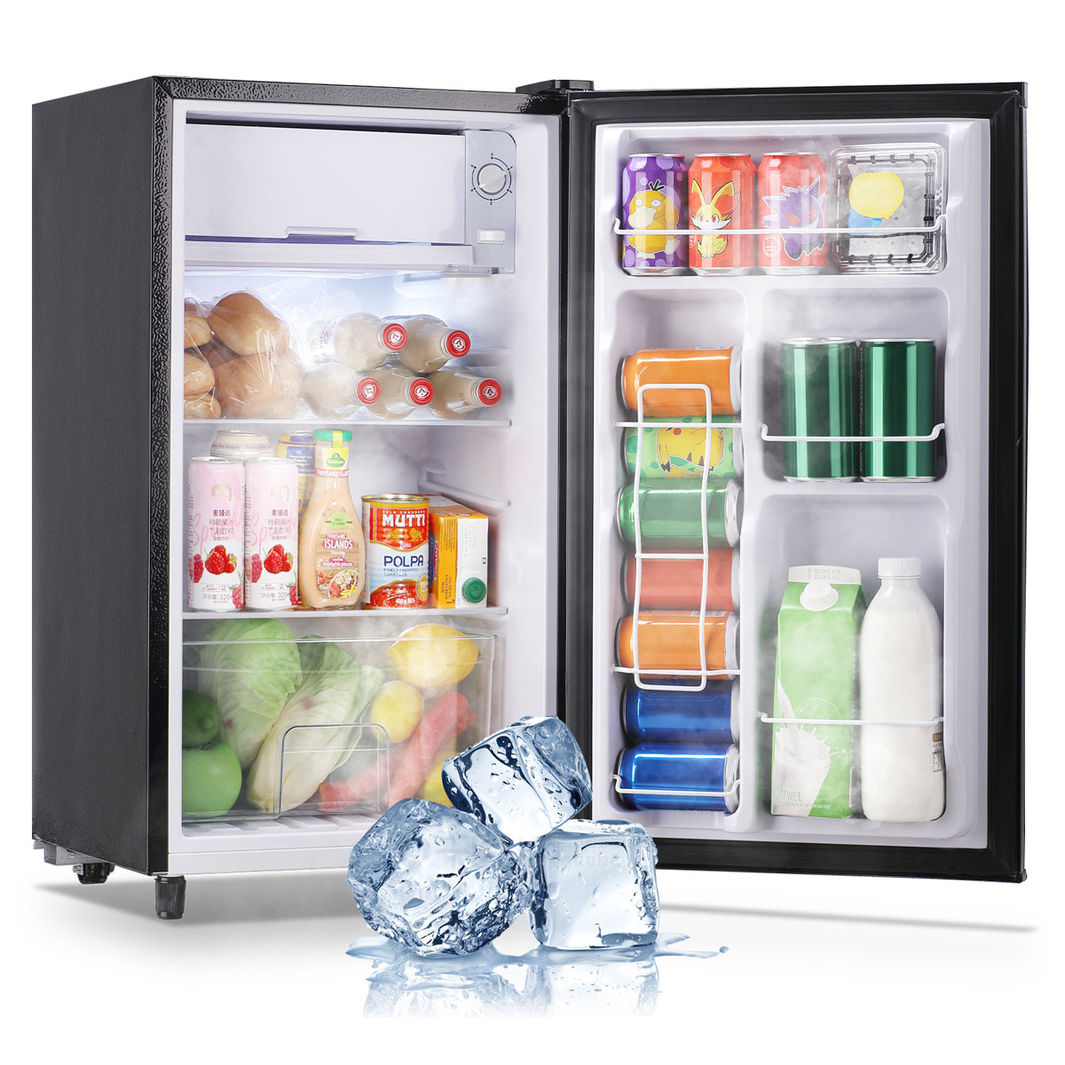 WANAI 3.2 Cubic Feet Mini Fridge Small Refrigerator for Dorm College Office | Fridge.com