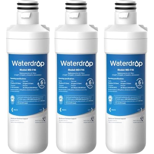 Waterdrop LT1000PC ADQ747935 Refrigerator Water Filter and Air Filter, Replacement for LGยฎ LT1000Pยฎ, LMXS28626S, LFXS26973S, LFXS26596S, LFXS28596S, | Fridge.com