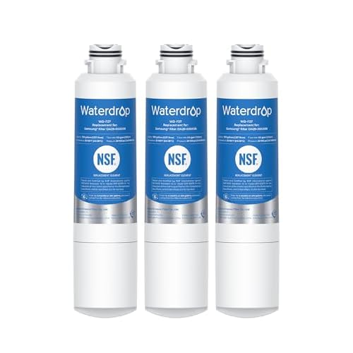 Waterdrop DA29-00020B Refrigerator Water Filter, Replacement for Samsung HAF-CIN/EXP, DA29-00020A/B, DA29-00020B-1, RF263BEAESR, RF28HMEDBSR, RF263TEA | Fridge.com