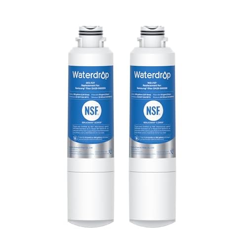 Waterdrop DA29-00020B Refrigerator Water Filter, Replacement for Samsung® HAF-CIN/EXP, DA29-00020B-1, RF263BEAESR, RF4287HARS, Reduce Chlorine, bad T | Fridge.com