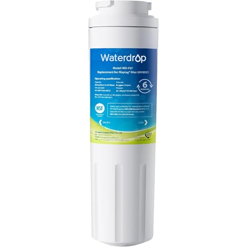 Waterdrop UKF8001 Refrigerator Water Filter 4, Replacement for Whirlpool® EDR4RXD1, EveryDrop® Filter 4, Maytag® UKF8001AXX-750, UKF8001AXX-200, 46 | Fridge.com