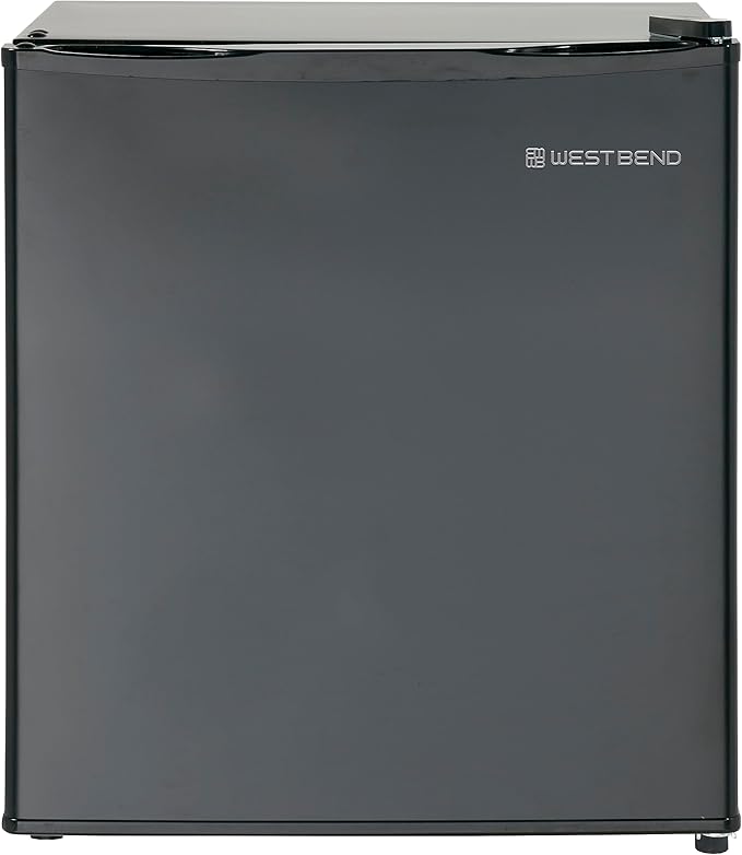 West Bend Mini Fridge Compact Refrigerator For Home Office Or Dorm, Auto Defrost With Reversible Door, Energy Star Rated, 1.7-cu.ft., Black - View 4 | Fridge.com