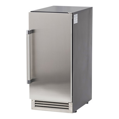 West Bend Built-In Or Freestanding Ice Maker, 15", In Stainless Steel | Fridge.com