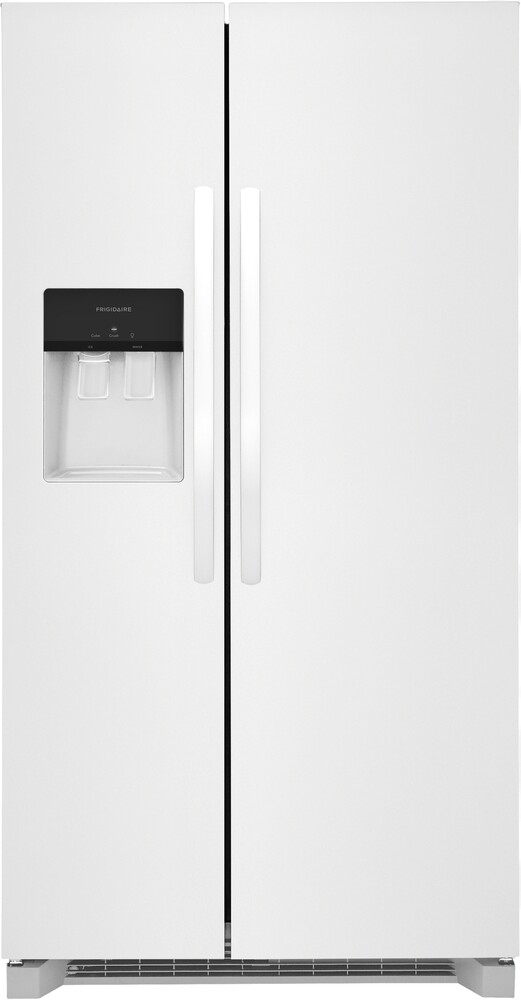 Whirlpool Amana 36 in. Side-By-Side Refrigerator With Dual Pad External Ice And Water Dispenser In White 25 cu. ft. - View 4 | Fridge.com