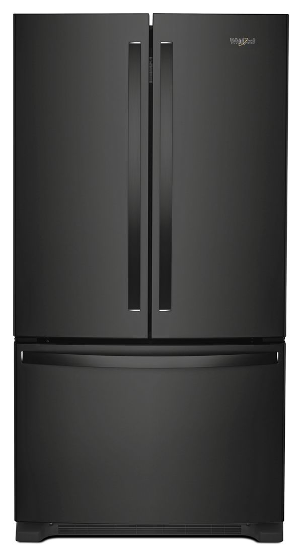 Whirlpool WRF535SWHB 36 Inch French Door Refrigerator with Interior Water Dispenser | Fridge.com