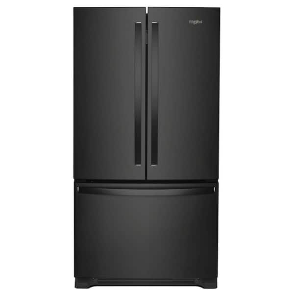 Whirlpool 36 in. Wide French Door Refrigerator With Water Dispenser In Black 25 cu. ft. WRF535SWHB - View 6 | Fridge.com