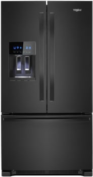 Whirlpool 36 in. Wide French Door Refrigerator In Black 25 cu. ft. - View 2 | Fridge.com