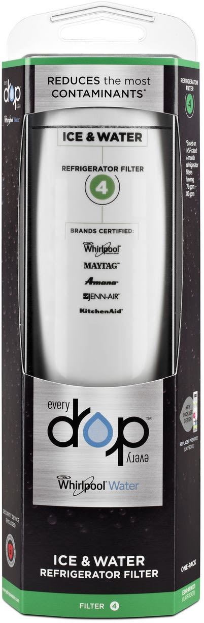 Whirlpool 36 in. Wide French Door Refrigerator In Black 25 cu. ft. - View 3 | Fridge.com