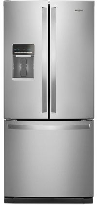 Whirlpool 30 Inch 30" French Door Refrigerator WRF560SEHZ - View 1 | Fridge.com
