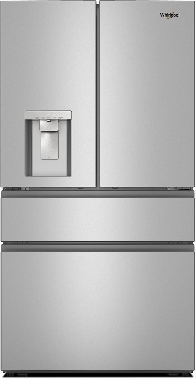 Whirlpool 36 in. Wide French Door Refrigerator In Black 27 cu. ft. WRF757SDHV - View 6 | Fridge.com