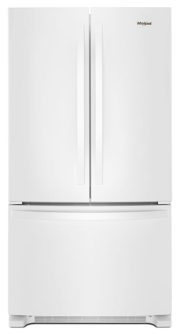 Whirlpool Counter-Depth French Door Bottom Mount Refrigerator in White WRFC2036RW | Fridge.com