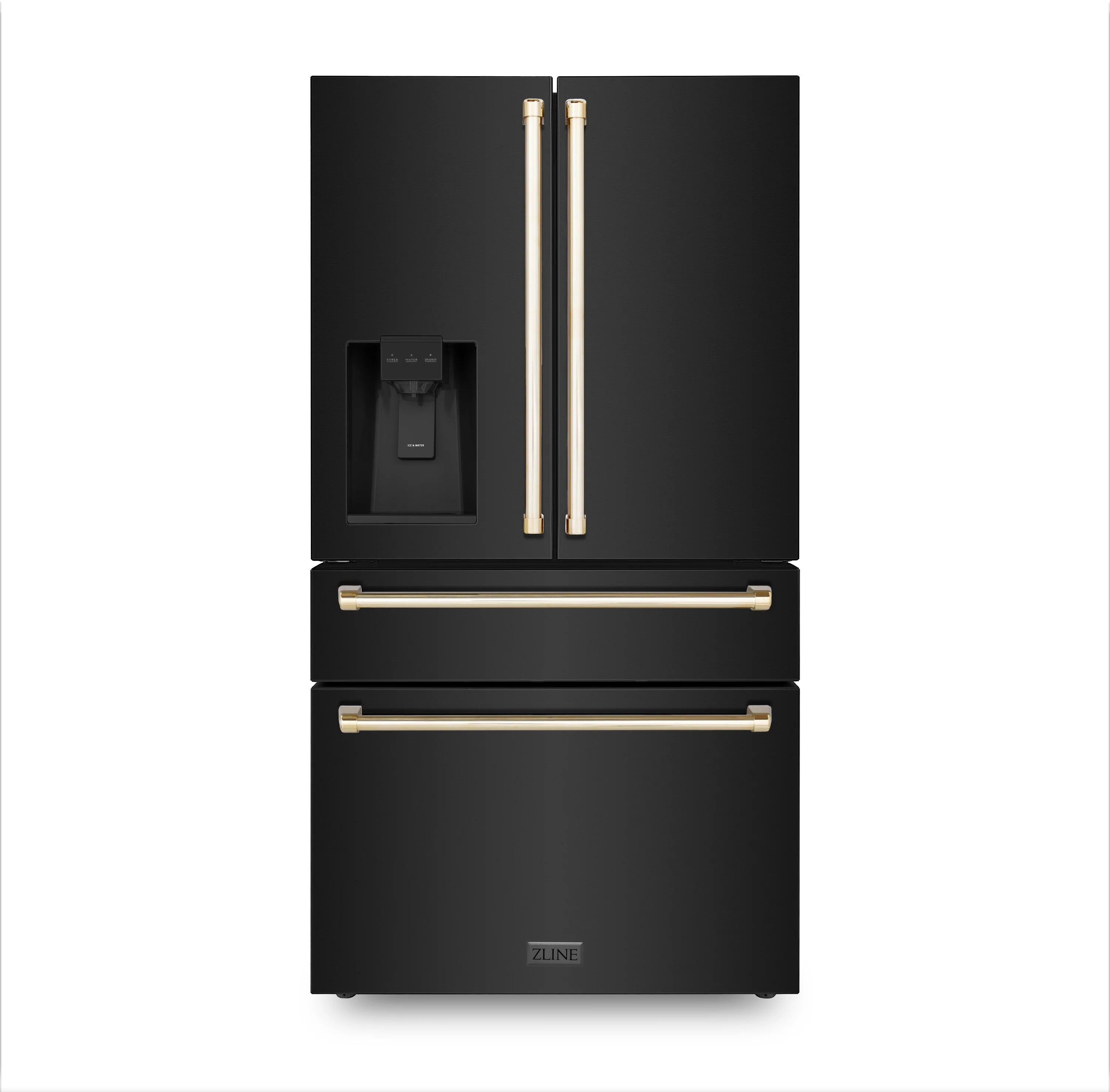 Whirlpool 36 Inch 36" Counter Depth French Door Refrigerator WRFC3036RV - View 6 | Fridge.com