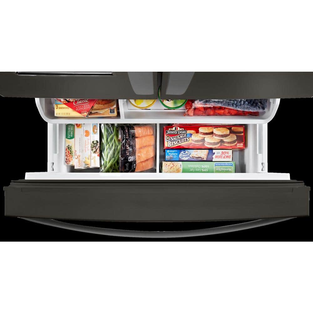 Whirlpool 36 Inch 36" Counter Depth French Door Refrigerator WRFC9636RV - View 4 | Fridge.com