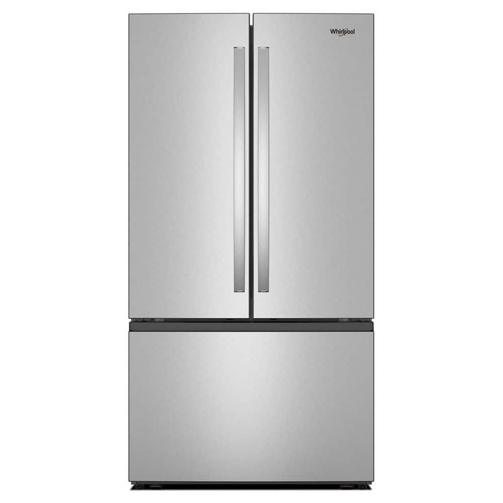 Whirlpool - 36 in. Wide 31 cu. ft. French Door Refrigerator With Interior Water Dispenser - Fingerprint-Resistant Stainless Finish - View 6 | Fridge.com