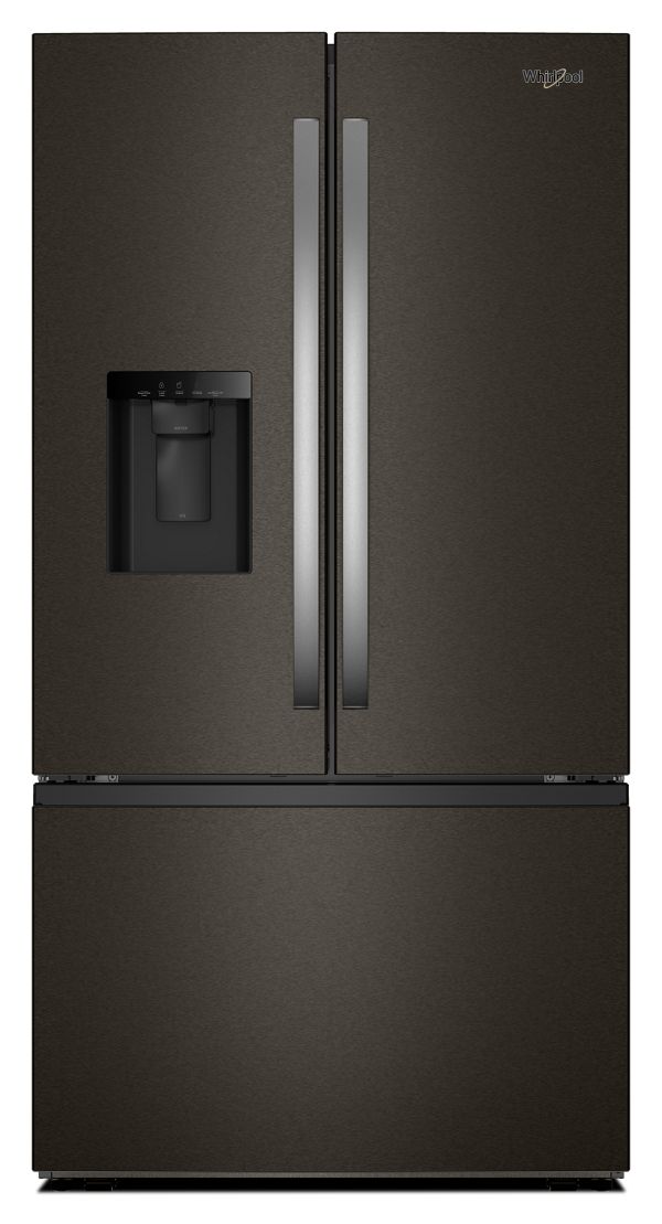 Whirlpool Our largest refrigerator has the capacity to do it all with extra space, more ice and flexible organization to keep up with all your family needs. in Print Resist Blk Stnlss 30 cu. ft. | Fridge.com