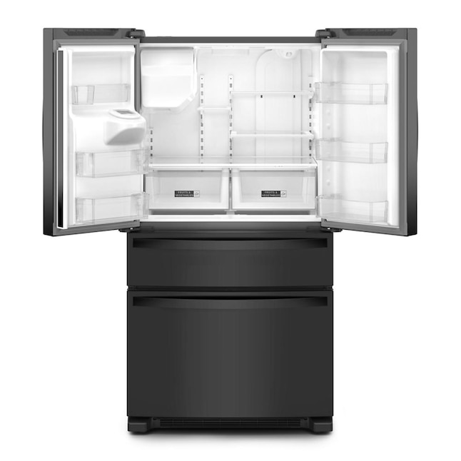 Whirlpool 36 Inch 36" French Door Refrigerator WRMF3636RB - View 3 | Fridge.com