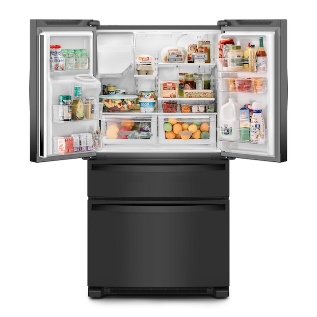 Whirlpool 36 Inch 36" French Door Refrigerator WRMF3636RB - View 4 | Fridge.com