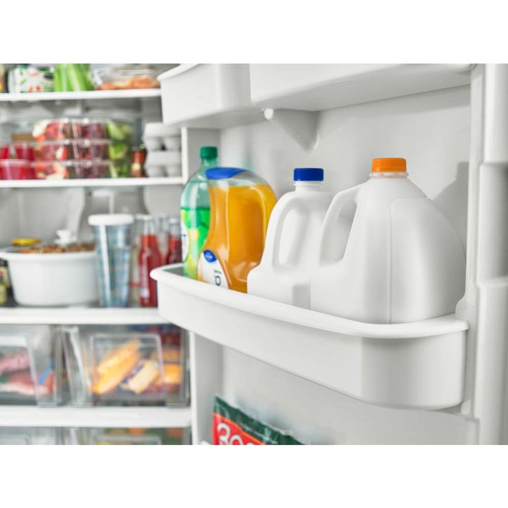Whirlpool 31 in. Wide All Refrigerator With LED Lighting In White 18 cu. ft. WRR56X18FW - View 6 | Fridge.com