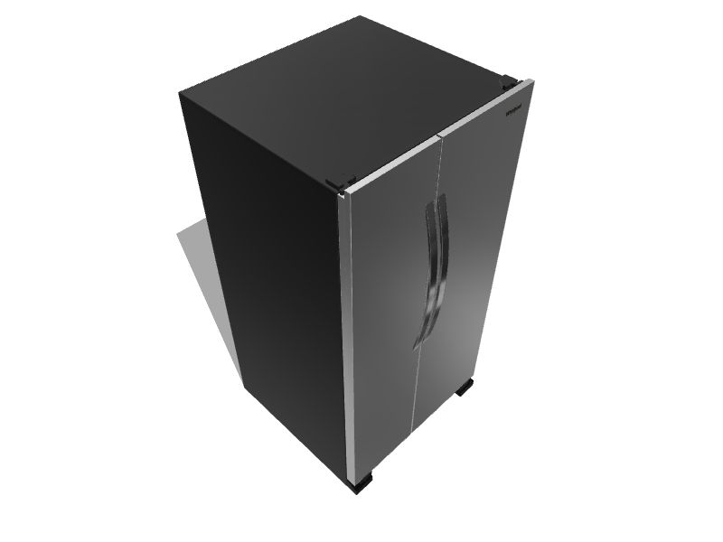 Whirlpool 33 Inch 33" Side-By-Side Refrigerator WRS312SNHM - View 2 | Fridge.com