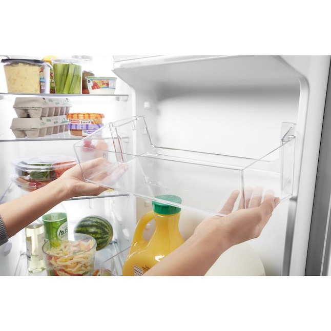 Whirlpool 33 Inch 33" Side-By-Side Refrigerator WRS312SNHM - View 4 | Fridge.com