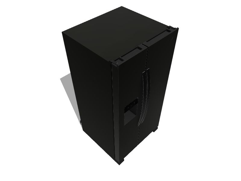 Whirlpool 33 Inch 33" Side-By-Side Refrigerator WRS321SDHV - View 2 | Fridge.com