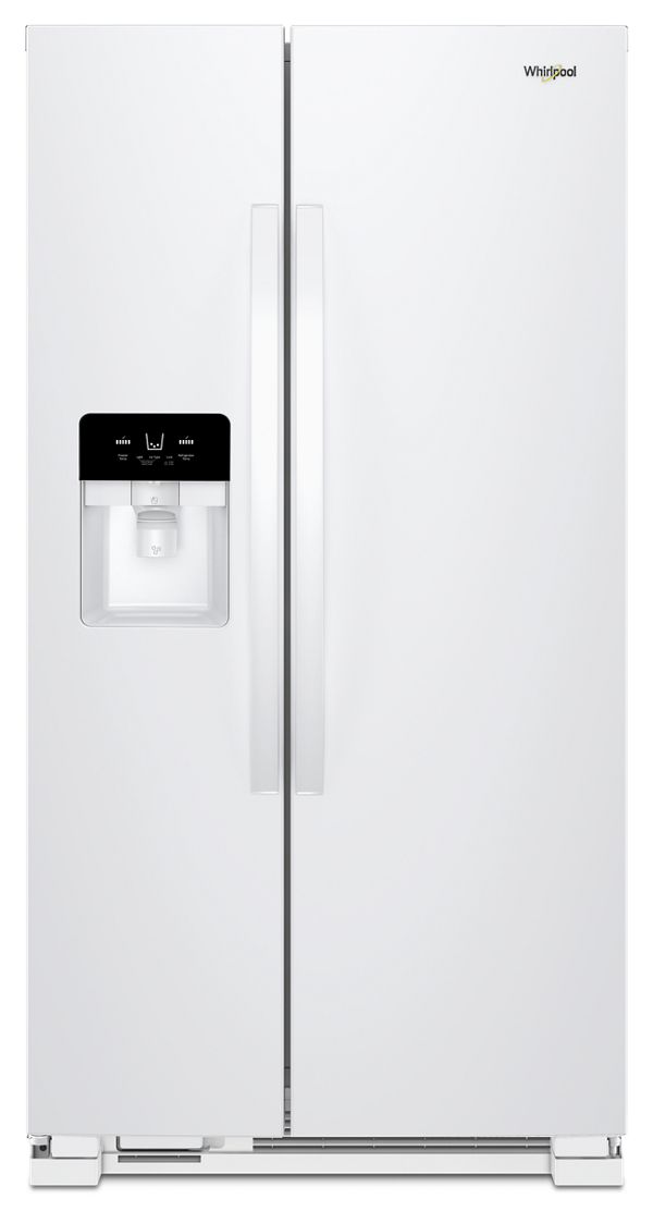 Whirlpool 33 Inch 33" Side-by-Side Refrigerator WRS321SDHW | Fridge.com