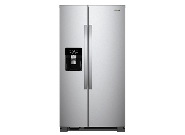 Whirlpool WRS321SDHZ-SS 21.4 CuFt Side-By-Side Refrigerator | Fridge.com