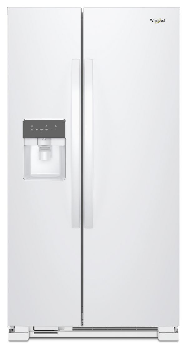 Whirlpool 33 Inch 33" Side-by-Side Refrigerator WRS331SDHW | Fridge.com
