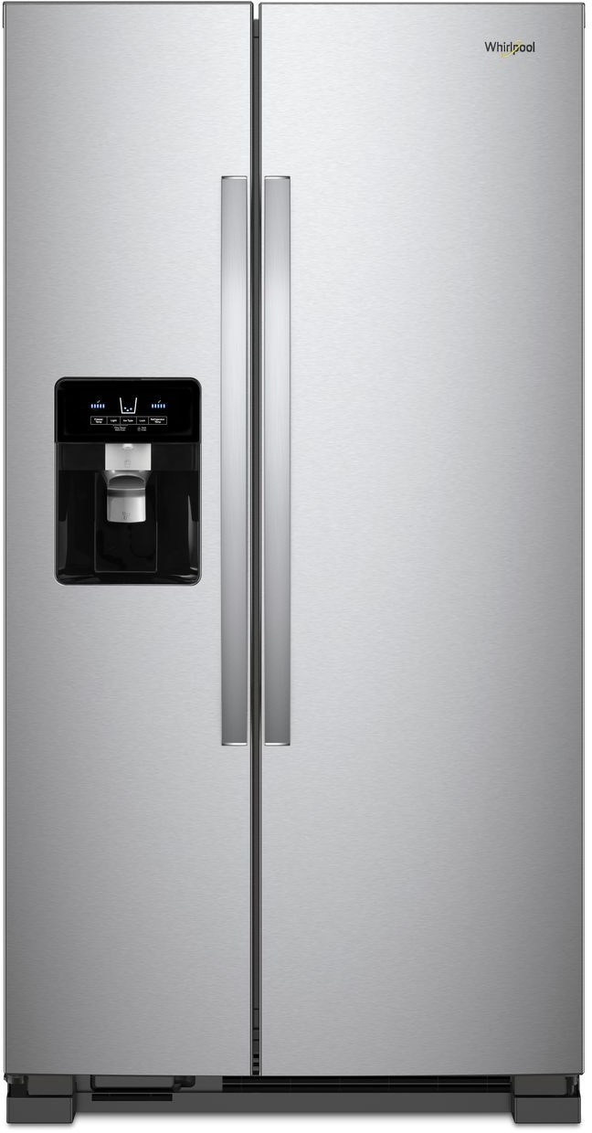 Whirlpool 33 Inch 33" Side-By-Side Refrigerator WRS331SDHW - View 4 | Fridge.com