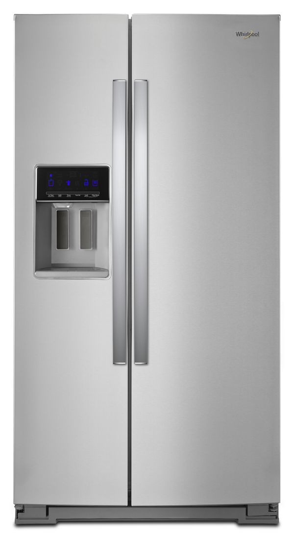 Whirlpool 36 in. Wide Counter Depth Side-by-Side Refrigerator in Stainless Steel 21 cu. ft. | Fridge.com