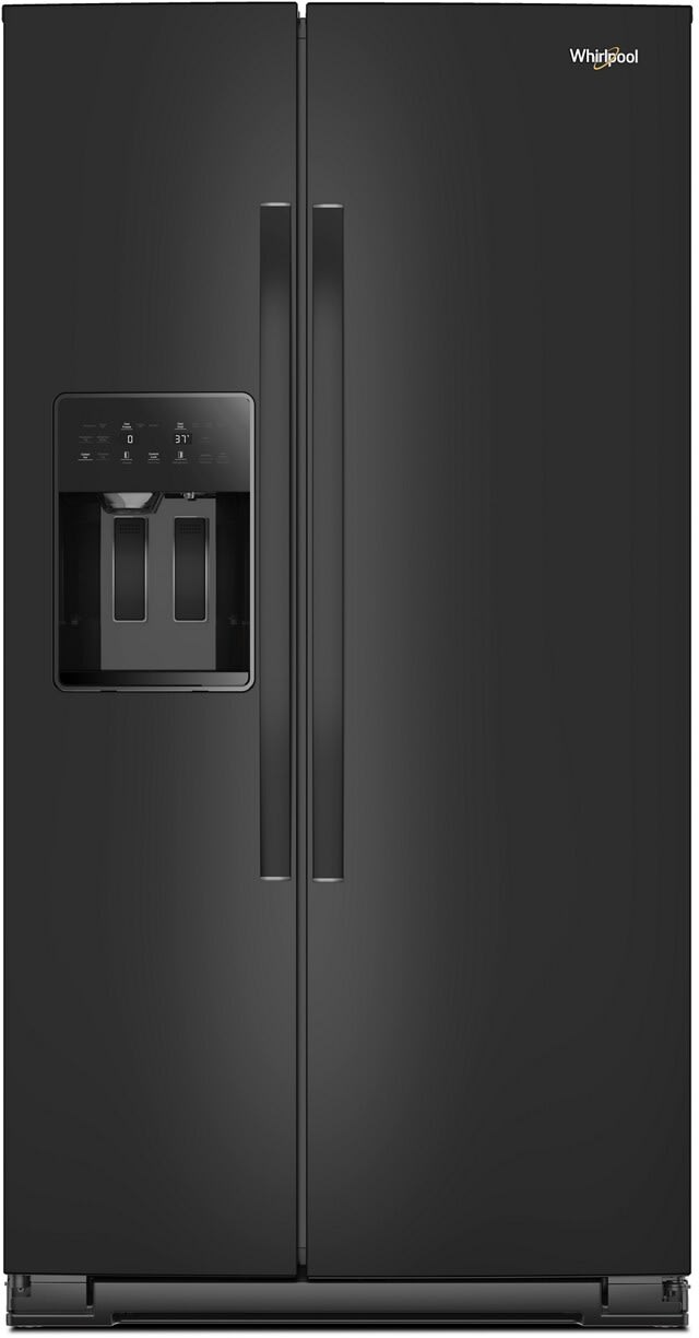 Whirlpool 36 in. Wide Side-By-Side Counter Depth Refrigerator In Stainless Steel 20 cu. ft. - View 4 | Fridge.com