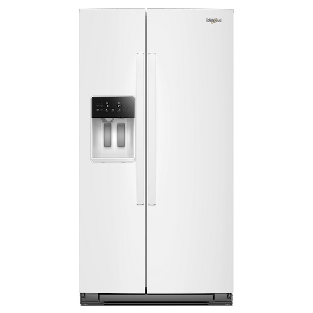 Whirlpool 36 Inch 36" Counter Depth Side-By-Side Refrigerator WRSC5536RW - View 2 | Fridge.com
